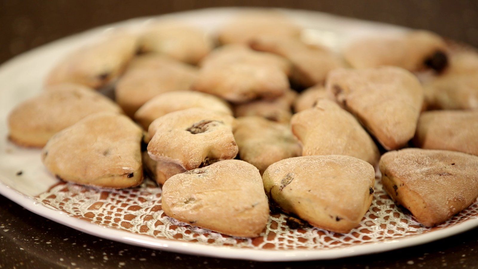 Рецепт: Печенье на рассоле - с арбузным рассолом без сахара.