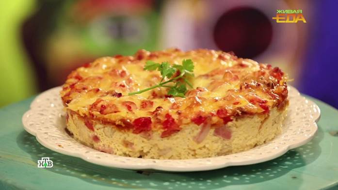 Запеканка с цветной капустой и помидорами