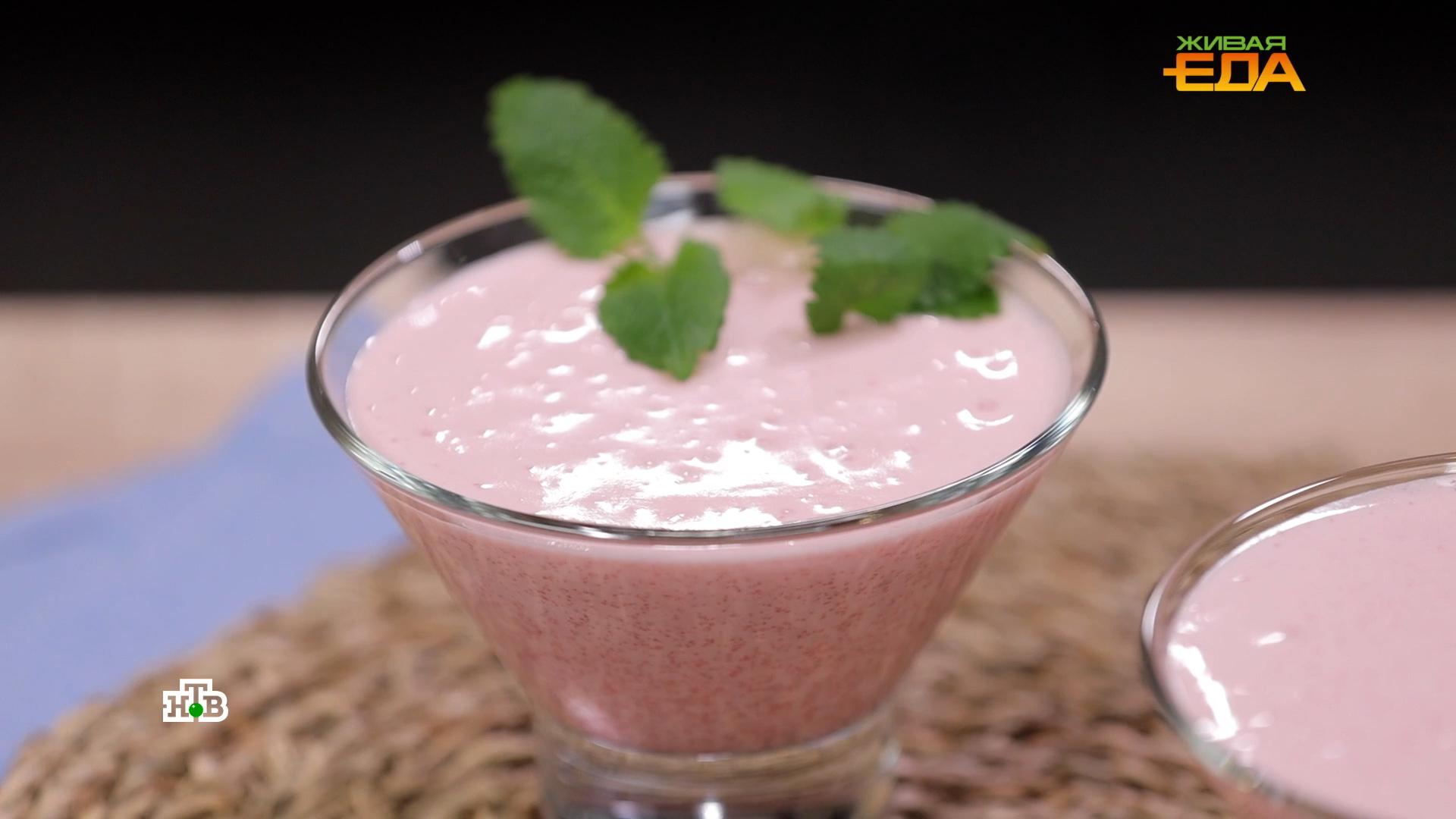 Арбузная панна-котта